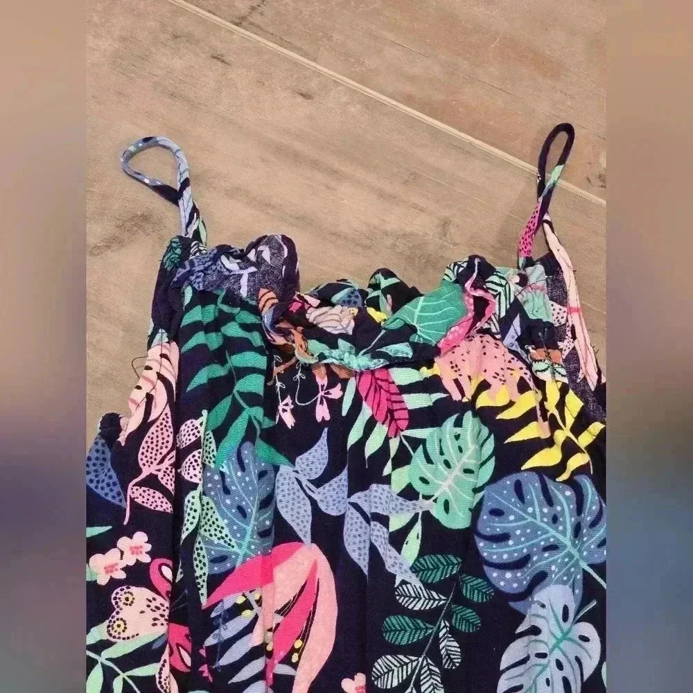 H&M Hawaiian Print Girls Size 6-7y Jumpsuit - Picture 5 of 11
